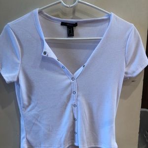 Forever 21 button up tshirt